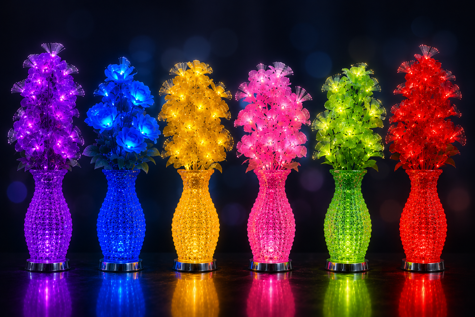 Floreros decorativos eléctricos