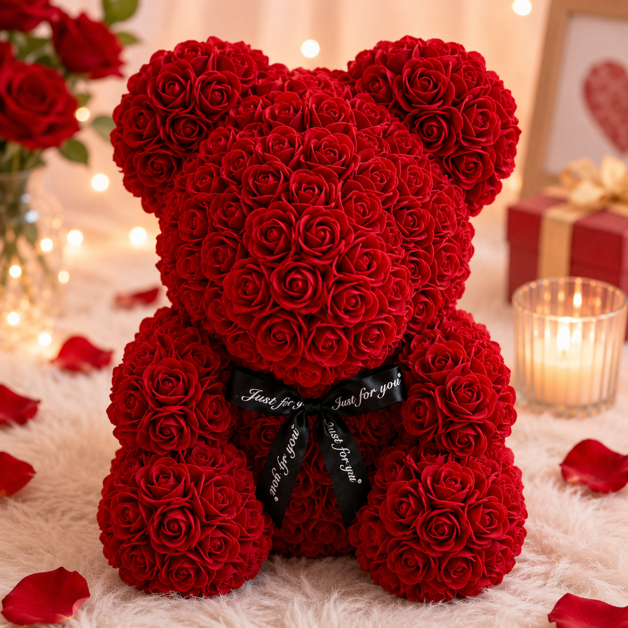 Oso de Rosas Decorativo