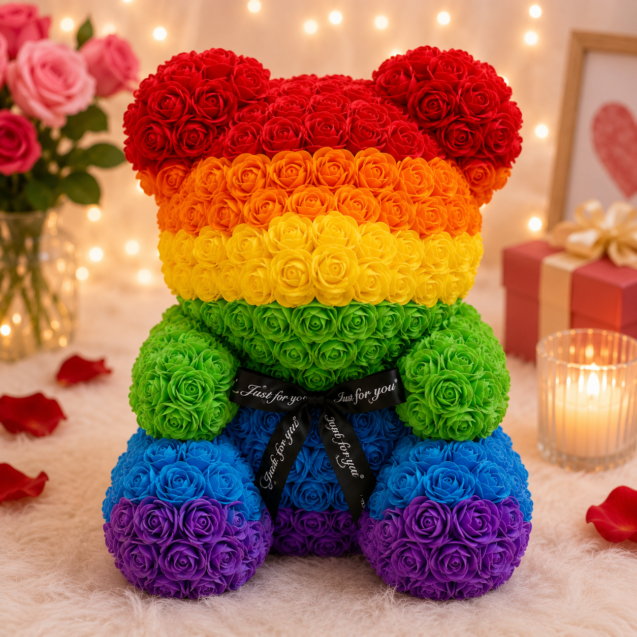 Oso de Rosas Decorativo